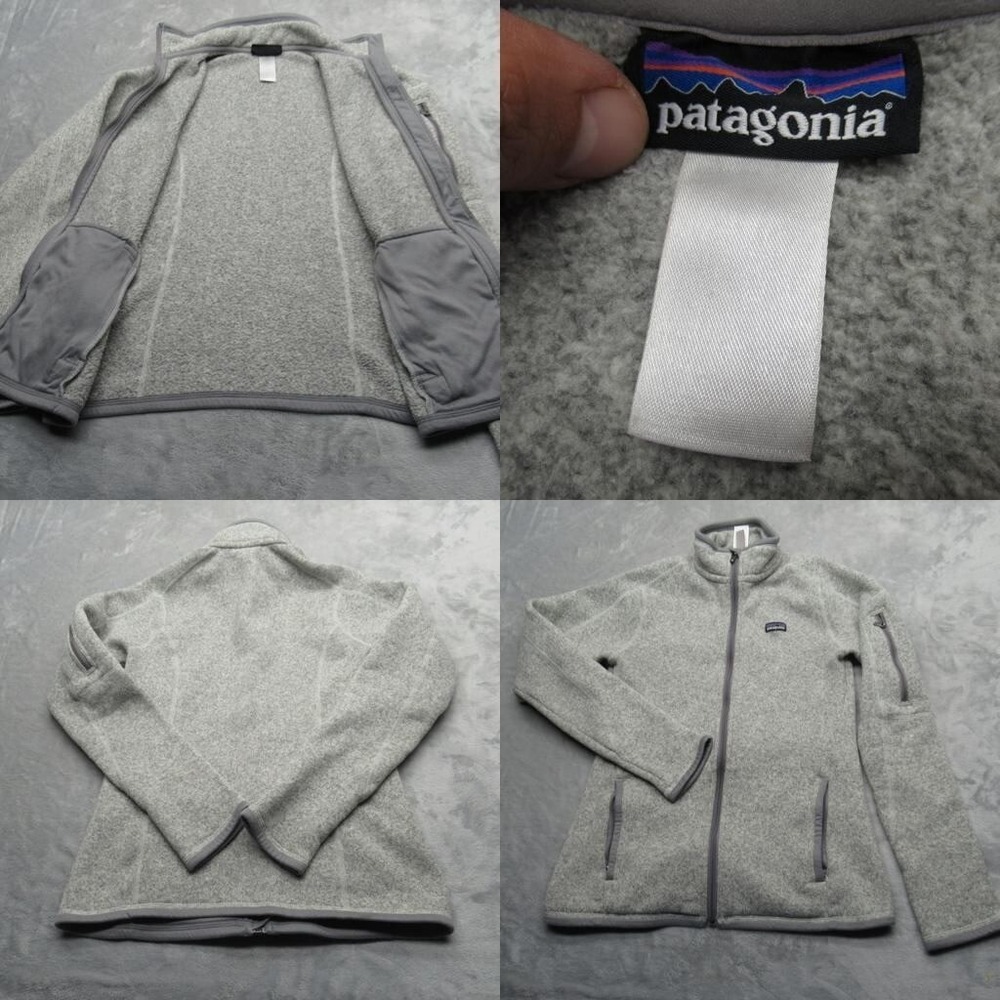 Patagonia Jacket Womens XS Gray Better Sweater Fleece Full Zip Outdoor Hiking